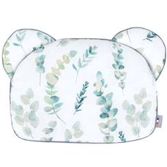 -Coussin plat réversible Eucalyptus - Gris - 35 x 27 cm - SEVIRA KIDS