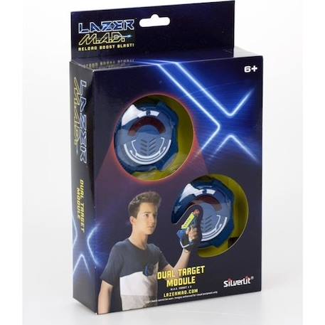 Jeu Laser Game - Silverlit - Lazer Mad - Dual Target Module - Pour Enfants dès 6 ans - Noir NOIR 1 - vertbaudet enfant 