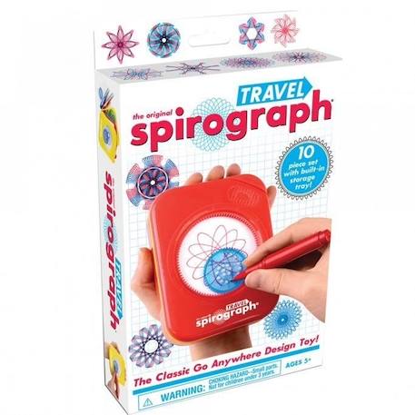 Jeu de dessin - SILVERLIT - Spirograph - Enfant - Rouge, bleu et blanc - 8 ans BLANC 1 - vertbaudet enfant 