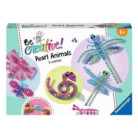 Kit de création d'animaux en perles - Ravensburger - Mixte - A partir de 6 ans BLANC 1 - vertbaudet enfant 