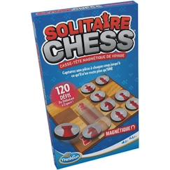 Jouet-Jeux de société-Jeu de logique magnétique Solitaire Chess - Ravensburger - 120 défis - Version voyage