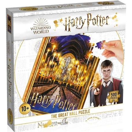 HARRY POTTER Puzzle La Grande Salle 500 pièces JAUNE 1 - vertbaudet enfant 