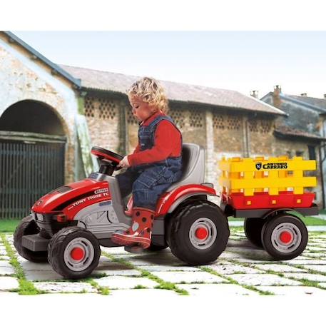 Tracteur à pédales Mini Tony Tigre - PEG PEREGO ROUGE 2 - vertbaudet enfant 