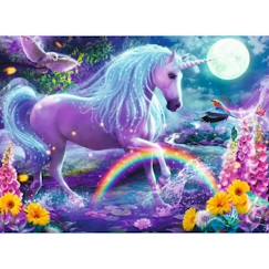 Jouet-Jeux éducatifs-Puzzles-Puzzle enfant 100 pièces XXL - Licorne scintillante - Ravensburger