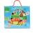 Puzzles en bois pour enfants - VILAC - Maison du lapin - 4 puzzles de 6 pièces - Thème Animaux BLEU 2 - vertbaudet enfant 