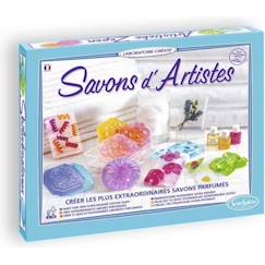 Jouet-Activités artistiques et musicales-Loisirs créatifs-Perles, mode et coffrets créatifs-Kit Savon D'Artistes SENTOSPHERE - Créez des savons cosmétiques originaux - Mixte - A partir de 8 ans