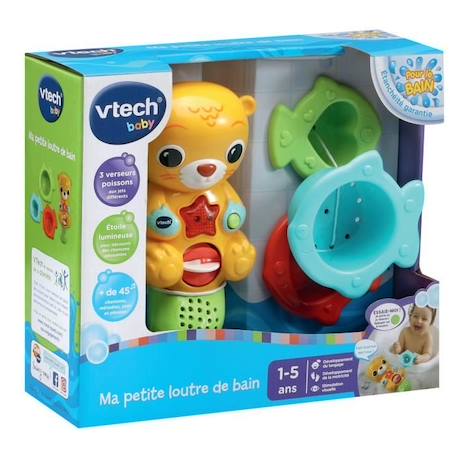 VTECH MA PETITE LOUTRE DE BAIN JAUNE 2 - vertbaudet enfant 