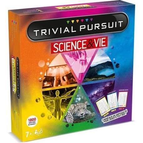 TRIVIAL PURSUIT SCIENCE & VIE - Jeu de plateau - WINNING MOVES NOIR 2 - vertbaudet enfant 