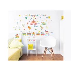 Linge de maison et décoration-56 Stickers enfants Cirque Walltastic