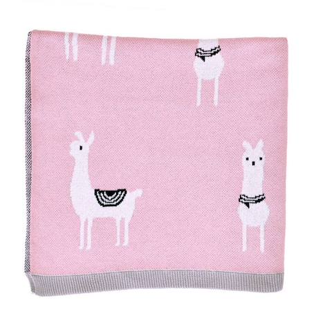 Couverture pour  en coton bio Licorne ROSE 1 - vertbaudet enfant 