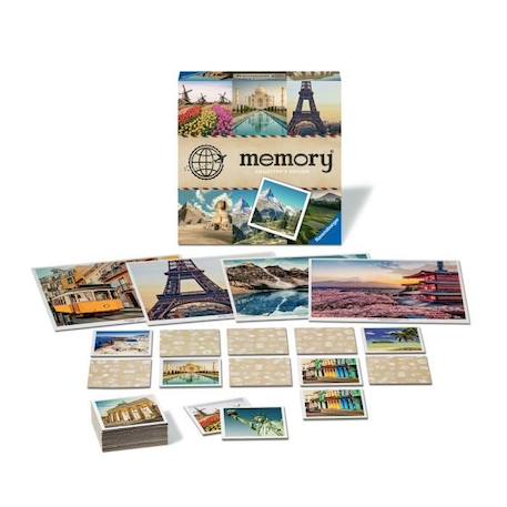 Jeu de mémoire Collectors' Memory® - Voyage - Ravensburger - Observation et mémorisation - A partir de 8 ans MARRON 2 - vertbaudet enfant 