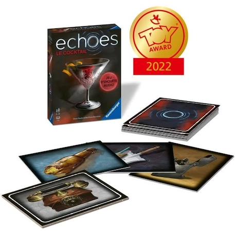 Jeu de stratégie Ravensburger Echoes Le Cocktail Multicolore - Durée du jeu 20 min NOIR 2 - vertbaudet enfant 