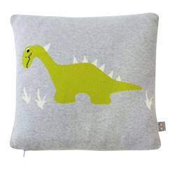 Sevira Kids - Taie de coussin en tricot de coton - DINO  - vertbaudet enfant