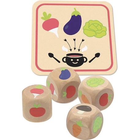 Jeu de Yams pour enfants - Vilac - Myam's Jour de récolte - Potager et cuisine - Dès 3 ans VERT 2 - vertbaudet enfant 