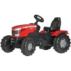 Jouet-Jeux de plein air-Véhicules enfant-Tracteur à pédales - ROLLY TOYS - MASSEY FERGUSON 8650 - Vert/Bleu - Pour Enfant à partir de 3 ans