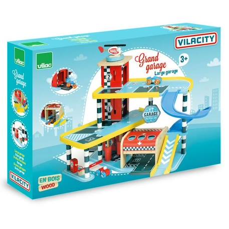 VILAC - VILACITY / Grand garage ROUGE 3 - vertbaudet enfant 