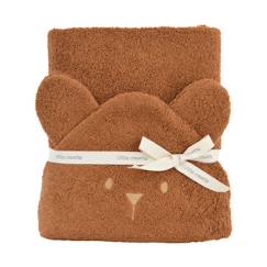 Linge de maison et décoration-Cape de bain à oreilles Ourson - caramel