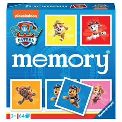 Jouet-Jeux de société-Jeux de mémoire et d'observation-Jeu de mémoire - Ravensburger - Grand memory® Pat'Patrouille - Multicolore - Enfant - Mixte