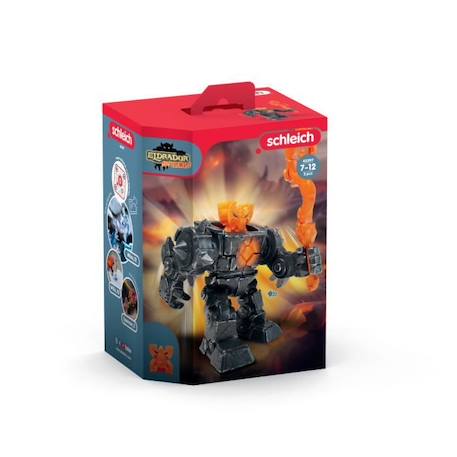 Schleich - Cyborg des Ténèbres - Lave - 42597 - Gamme : Eldrador Mini Creatures NOIR 2 - vertbaudet enfant 