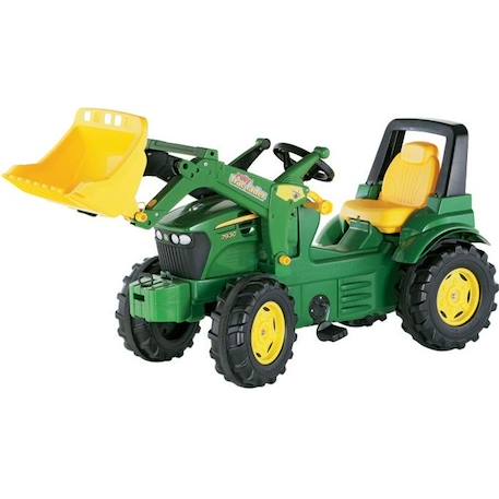 Tracteur à pédales - ROLLY TOYS - JOHN DEERE 7930 - Vert - Chargeur frontal fonctionnel VERT 1 - vertbaudet enfant 