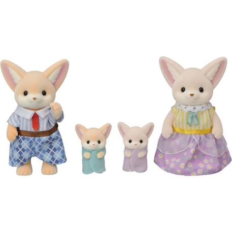 Poupée - SYLVANIAN FAMILIES - Famille Fennec - Multicolore - Articulée et habillée avec soin BLANC 5 - vertbaudet enfant 