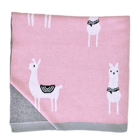 Couverture pour  en coton bio Licorne ROSE 4 - vertbaudet enfant 