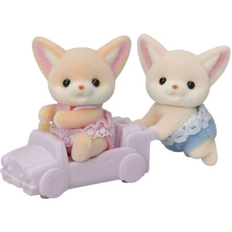 Poupée - SYLVANIAN FAMILIES - Les jumeaux Fennec - Modèle 5697 - Multicolore - Articulés BLANC 3 - vertbaudet enfant 