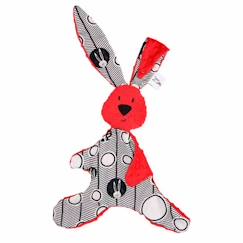 Doudou Lapin Kic Kic - Rouge - Bébé - SEVIRA KIDS - Doudou  - vertbaudet enfant