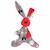 Doudou Lapin Kic Kic - Rouge - Bébé - SEVIRA KIDS - Doudou ROUGE 1 - vertbaudet enfant 