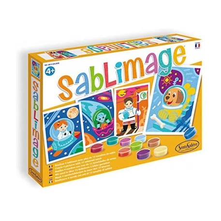 Kit créatif Sablimage galaxie - SENTOSPHERE - Mixte - A partir de 4 ans - Bleu BLEU 2 - vertbaudet enfant 