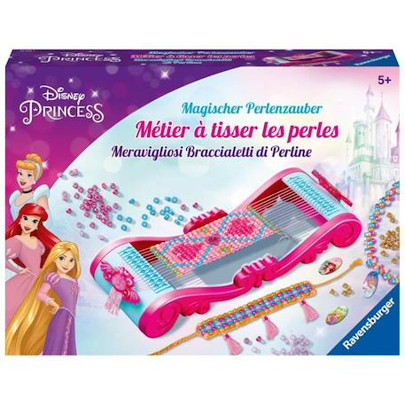 Métier à tisser Disney Princesses - Création mode - 00023540 - Dès 5 ans ROSE 1 - vertbaudet enfant 