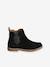 Boots festons en cuir filles marron+noir 7 - vertbaudet enfant 