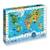 Puzzle Planisphere des animaux - SENTOSPHERE - Moins de 100 pièces - Multicolore BLANC 1 - vertbaudet enfant 