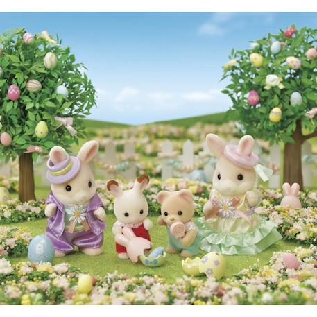 Poupée Lapin Marguerite - Chasse aux œufs - SYLVANIAN FAMILIES BLANC 3 - vertbaudet enfant 