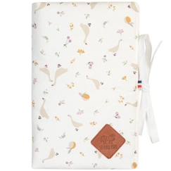 Puériculture-Sac à langer-Accessoires sac-Protége carnet de santé bébé en coton - Sidonia