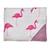 Couverture pour  en coton bio FLAMANT ROSE GRIS 4 - vertbaudet enfant 