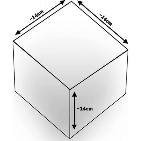 Pyramide en mousse pour enfant - Velinda - lot de 45 blocs - blanc et gris BLANC 3 - vertbaudet enfant 