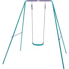 Jouet-Jeux de plein air-Jeux de jardin-Balançoire - PLUM - Simple turquoise - Enfant - Métal - A partir de 3 ans