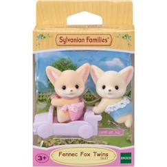 Poupée - SYLVANIAN FAMILIES - Les jumeaux Fennec - Modèle 5697 - Multicolore - Articulés  - vertbaudet enfant