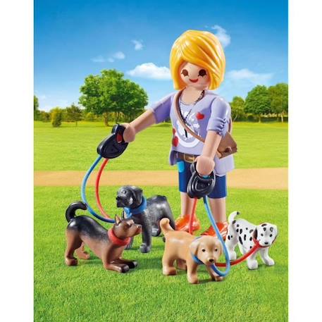 PLAYMOBIL - 70883 - Educatrice de chiens BLEU 2 - vertbaudet enfant 