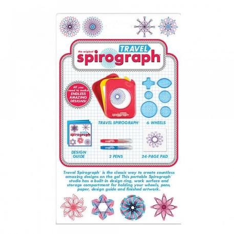 Jeu de dessin - SILVERLIT - Spirograph - Enfant - Rouge, bleu et blanc - 8 ans BLANC 5 - vertbaudet enfant 