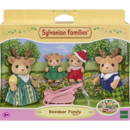 Poupée - SYLVANIAN FAMILIES - La famille Renne - Blanc - Mixte - 5692 BLANC 4 - vertbaudet enfant 