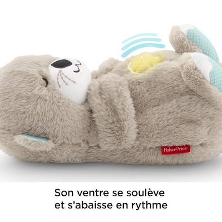 Fisher-Price - Ma Loutre Câlins Bonne Nuit - Jouet d'Eveil - Peluche Apaisante pour Bébé - Lumière et Musique - Dès la naissance BEIGE 6 - vertbaudet enfant 