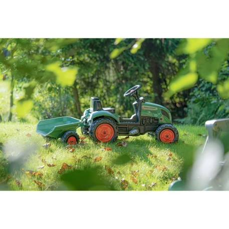 Tracteur à pédales Farm Lander avec remorque - FALK - Dès 2 ans - 100% Fabriqué en France - Contient 50% de plastique recyclé VERT 3 - vertbaudet enfant 