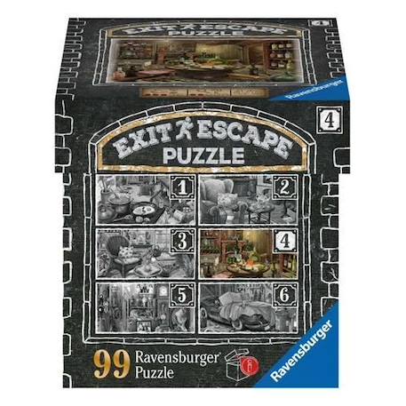 Puzzle escape Ravensburger - Cave à vin manoir - 99 pièces - Fantastique - Blanc - 12 ans BLANC 1 - vertbaudet enfant 