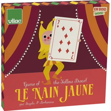 Jeu de société - VILAC - Nain Jaune Ingela P. Arrhenius - Multicolore - 20 min - 2 joueurs ou plus JAUNE 1 - vertbaudet enfant 