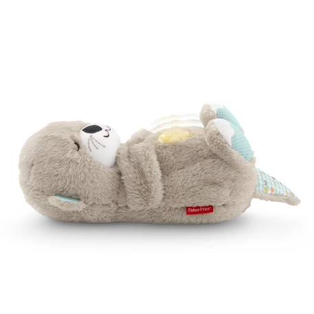 Fisher-Price - Ma Loutre Câlins Bonne Nuit - Jouet d'Eveil - Peluche Apaisante pour Bébé - Lumière et Musique - Dès la naissance BEIGE 2 - vertbaudet enfant 