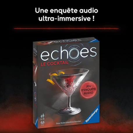 Jeu de stratégie Ravensburger Echoes Le Cocktail Multicolore - Durée du jeu 20 min NOIR 3 - vertbaudet enfant 