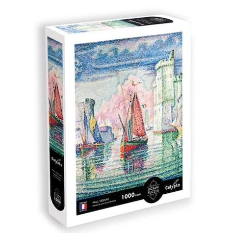 Sentosphere - Puzzle Entree du  port de La Rochelle - Paul signac 1000 pièces VERT 1 - vertbaudet enfant 