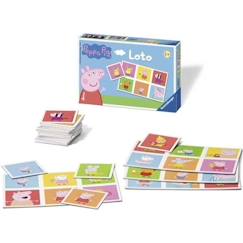 LOTO - RAVENSBURGER - Peppa Pig - Pour Enfant de 3 ans et plus - Garantie 2 ans - Bleu  - vertbaudet enfant